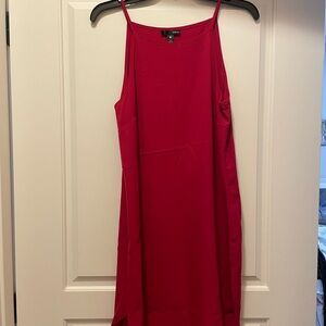 Aqua Vibrant Red Mini Dress